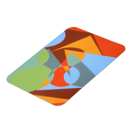 Modern Cowboy Boot Abstract Magnet Magneet (Linkerzijde)