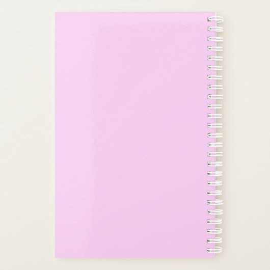 Modern Cowboy Pet Stack Pink Planner (Achterkant)