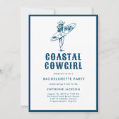 Modern Cowgirl Bachelorette Party Kaart (Voorkant)