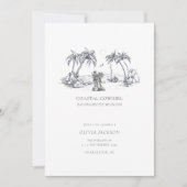 Modern Cowgirl Bachelorette Party Kaart (Voorkant)