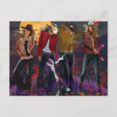 Modern Cowgirl Briefkaart (Voorkant)