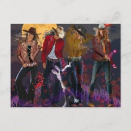 Modern Cowgirl Briefkaart