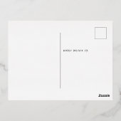 Modern Cowgirl Disco Bachelorette party Real Folie Uitnodiging Briefkaart (Achterkant)