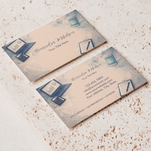 Modern CPA Office Branding Visitekaartje