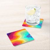 Modern Cracked colorful Stylist  Kartonnen Onderzetters (Insitu)