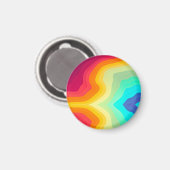 Modern Cracked colorful Stylist  Magneet (Voorkant / Achterkant)