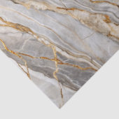Modern Cracked Gold  marble Tissuepapier (Detail)