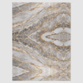 Modern Cracked Gold  marble Tissuepapier (Voorkant)