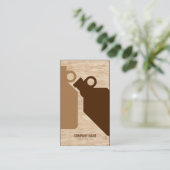 Modern Craft Beer Growler Visitekaartje (Staand voorkant)