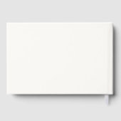 Modern Cream boho Wedding Folie Guestbook Gastenboek (Achterkant)