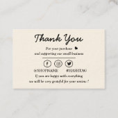 Modern Cream en goud Visitekaartje (Voorkant)