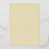 Modern Cream Maroon Roos Gold Elegant Wedding Folie Uitnodiging (Achterkant)