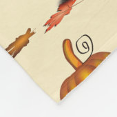 Modern Cream | THANKSGIVING | Pompoen Fleece Deken (Hoek)