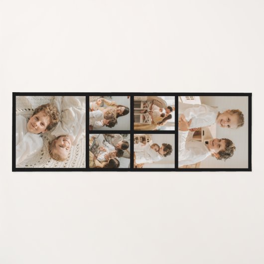 Modern Create Your Own Photo Collage Yogamat (Voorkant (horizontaal))