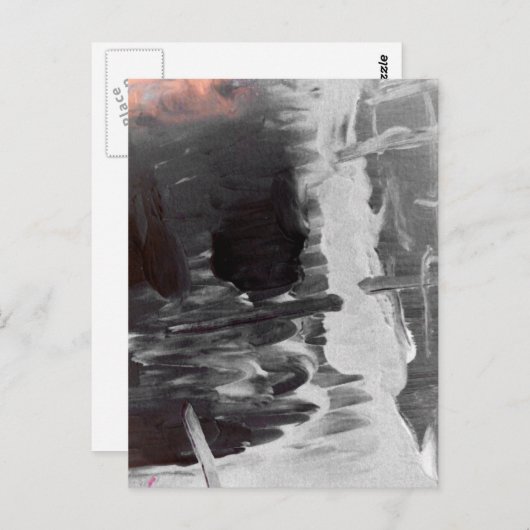 Modern Creatief Abstract Briefkaart (Voorkant / Achterkant)