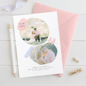 Modern Creatief Abstract sparen de Foto van de Dat Save The Date