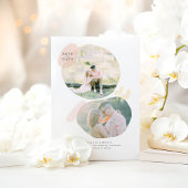 Modern Creatief Abstract sparen de Foto van de Dat Save The Date