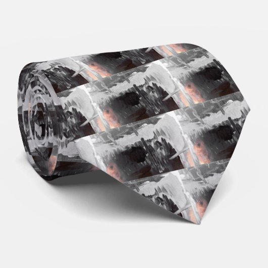 Modern Creatief Abstract Stropdas (Opgerold)