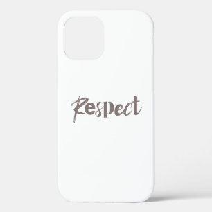 Modern, creatief, koel, trendy ontwerp van Respect iPhone 12 Hoesje