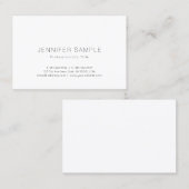 Modern Creatief Minimalistisch Professioneel Desig Visitekaartje (Voorkant / Achterkant)