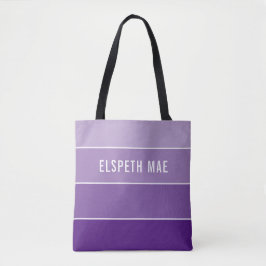 MODERN creatief ombre gradiënt violet paarse Tote Bag