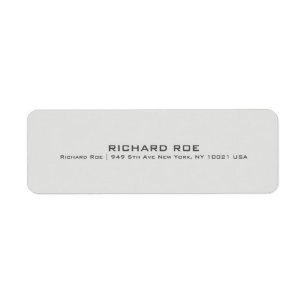 Modern Creatief Professioneel Terugkeeradreslabel Etiket