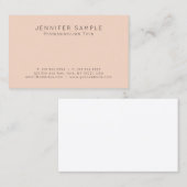 Modern creatief stijlvol, professioneel, schoon on visitekaartje (Voorkant / Achterkant)