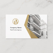 Modern Creative Real Estate Agent Visitekaartje (Achterkant)