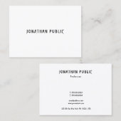 Modern Creative Simple Sjabloon Professional Luxe Visitekaartje (Voorkant / Achterkant)
