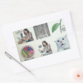 Modern Creator & Nature Sticker Sheet - Funny Cat  (Envelop)