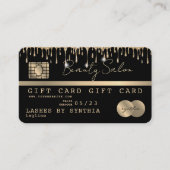 Modern Credit Kaart Gift Kaart Certificaat (Voorkant)