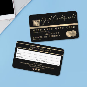 Modern Credit Kaart Gift Kaart Certificaat
