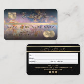Modern Credit Kaart Gift Kaart Certificaat (Voorkant / Achterkant)