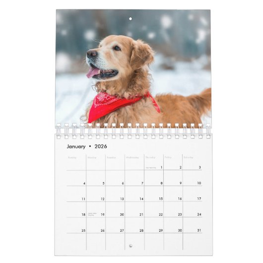 Modern Creëer Uw eigen aangepaste familiefoto 2026 Kalender (Jan 2026)