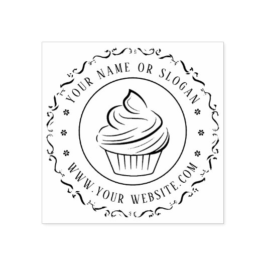 Modern | Creëer Uw eigen bedrijf Rubberstempel (Afrduk)