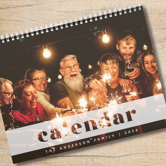 Modern Creëer Uw Eigen Familie Foto | Overlay Kalender