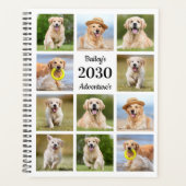 Modern Creëer Uw eigen huisdierenhondenfamiliejaar Planner (Voorkant)