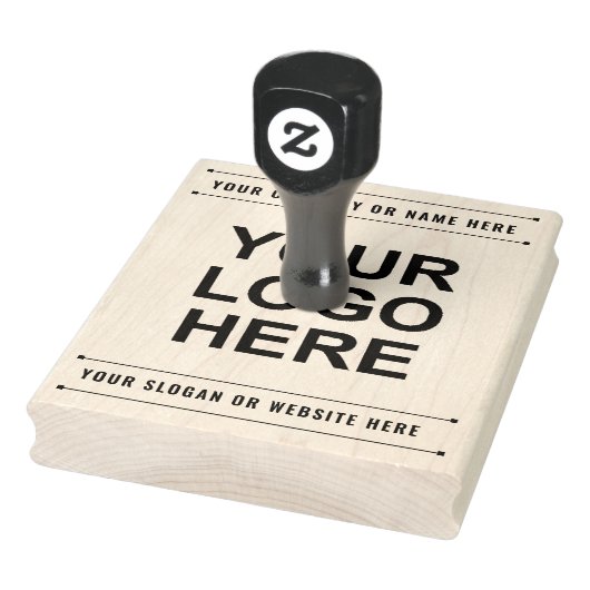 Modern |Creëer uw eigen zakelijke Logo rubberstemp Rubberstempel (Stempel)