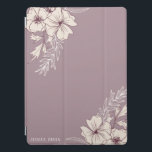 Modern Creme Floral iPad Smart Hoesje iPad Pro Cover<br><div class="desc">Ons moderne collectie is voorzien van licht schuim- en crèmeachtergrondverlichting met stencil botanische stoffen. De moderne lay-out en de serif doopvont brengen de elegantie in deze reeks. Verzend uitnodigingen die onmogelijk zijn om uw huis en kantoor te versieren met moderne bloemetjes. Veel dingen moeten in dit collectie worden gemengd en...</div>