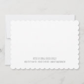 Modern Cross Boy Aangepaste Uitnodiging van de Fot (Achterkant)