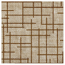 Modern Crosshatch burlap texture pattern Stof