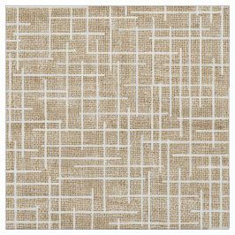 Modern Crosshatch burlap texture pattern Stof