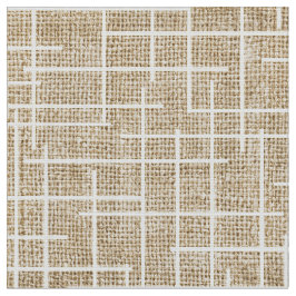 Modern Crosshatch burlap texture pattern Stof