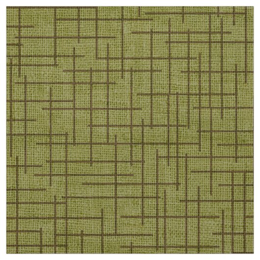 Modern Crosshatch burlap texture pattern Stof (Swatch)