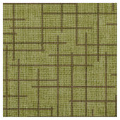 Modern Crosshatch burlap texture pattern Stof (Close Up)