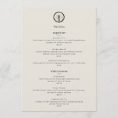 Modern culinair Logo Restaurant Menu (Voorkant)