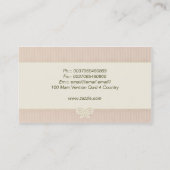 Modern Cupcakes visitekaartje (Achterkant)