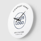 Modern Curve Logo Design Bedrijf Grote Klok (Hoek)