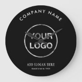 Modern Curve Logo Design Company Grote Klok (Voorkant)