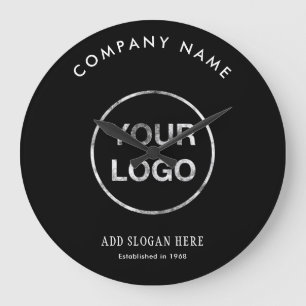 Modern Curve Logo Ontwerpbedrijf Grote Klok